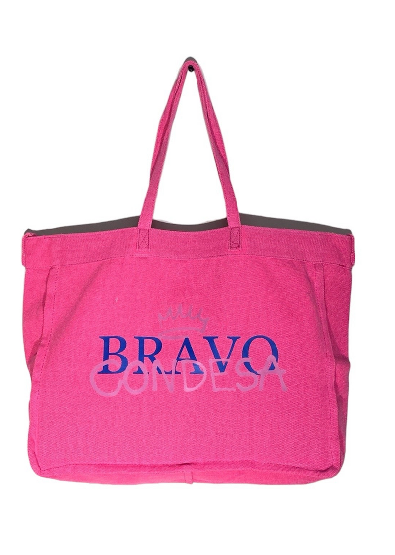 Bolso tote BRAVOCONDESA rosa fucsia