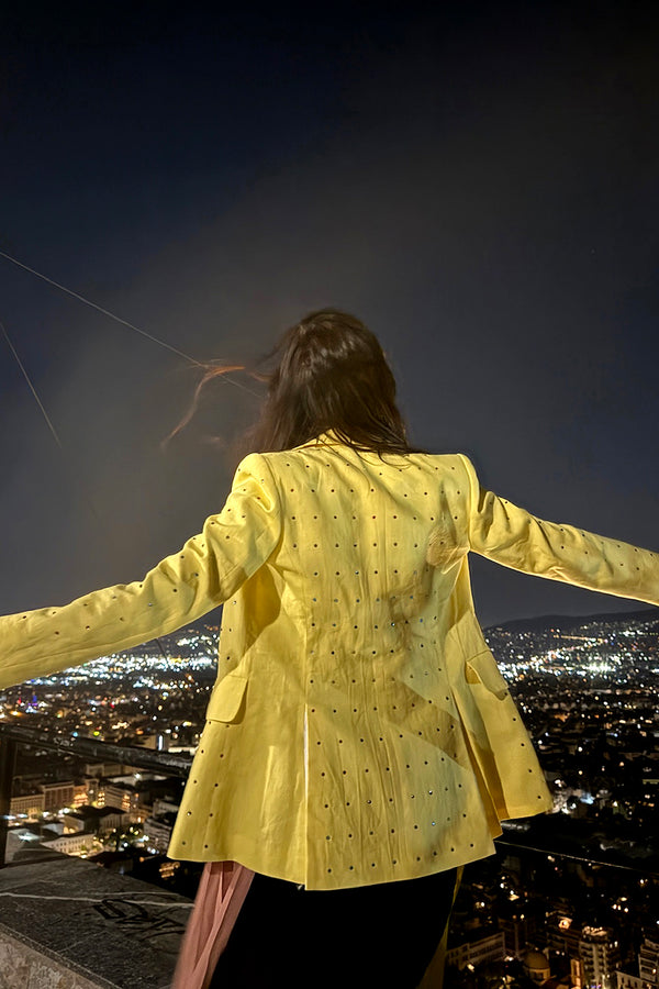 Chaqueta BRILLANTE amarillo