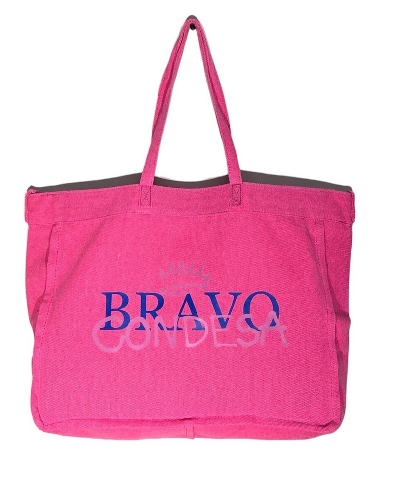 Bolso tote BRAVOCONDESA rosa fucsia