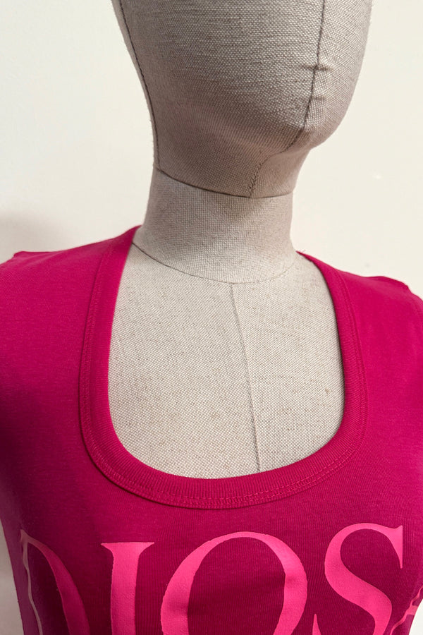 CAMISETA DIOSA FRAMBUESA MANGA CORTA