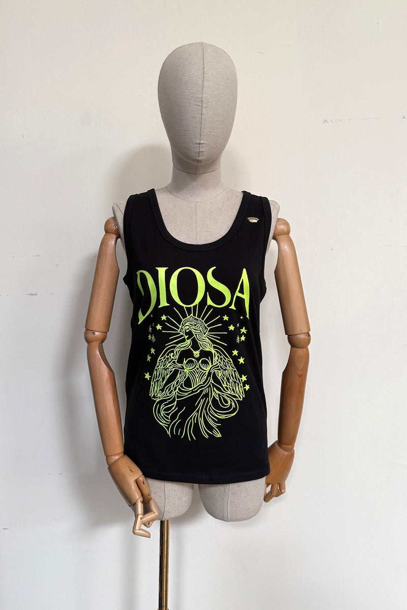 CAMISETA TIRANTES DIOSA NEGRO