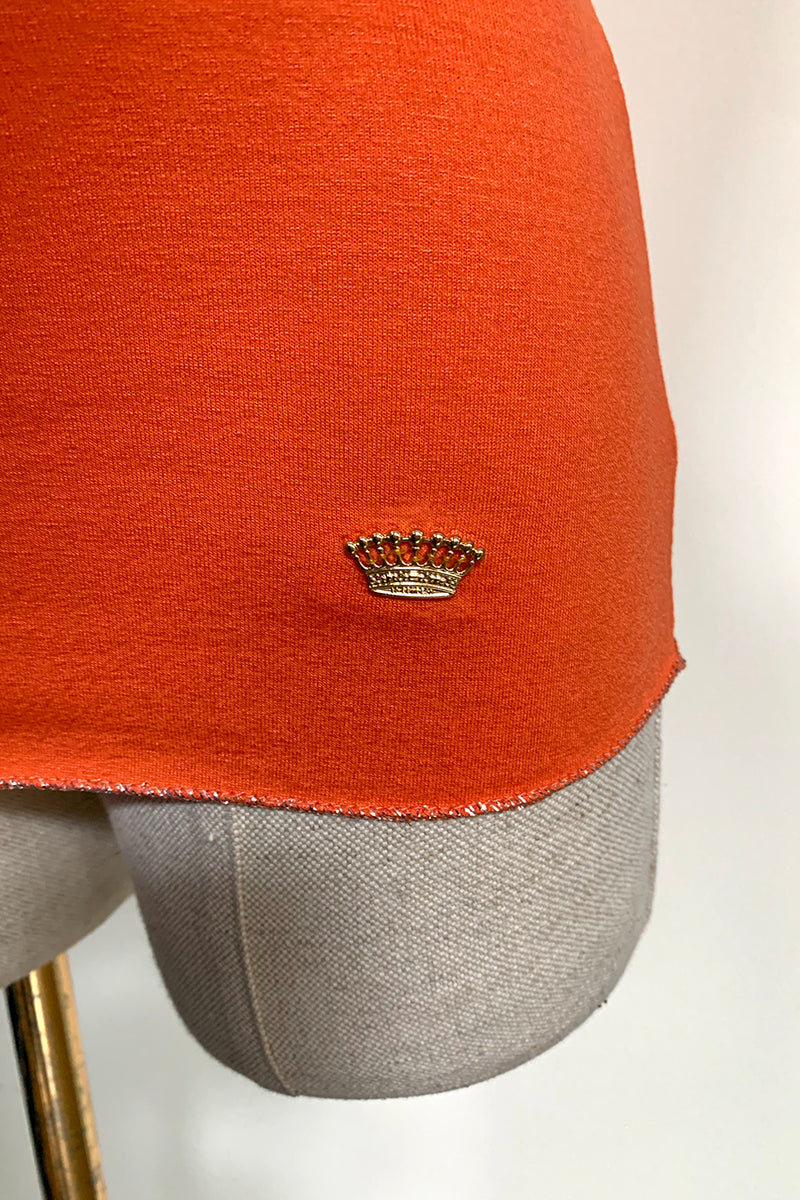 CAMISETA BRILLOS NARANJA TARA