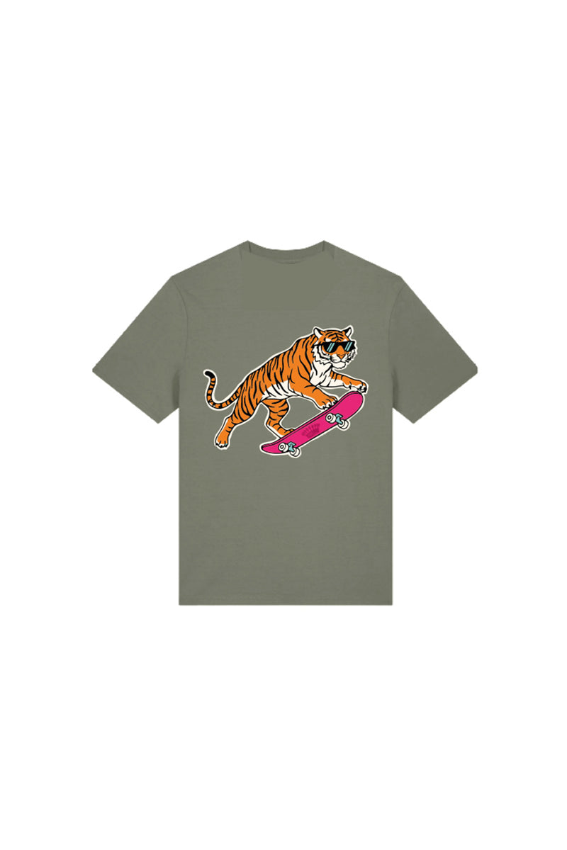 CAMISETA VERDE TIGRE