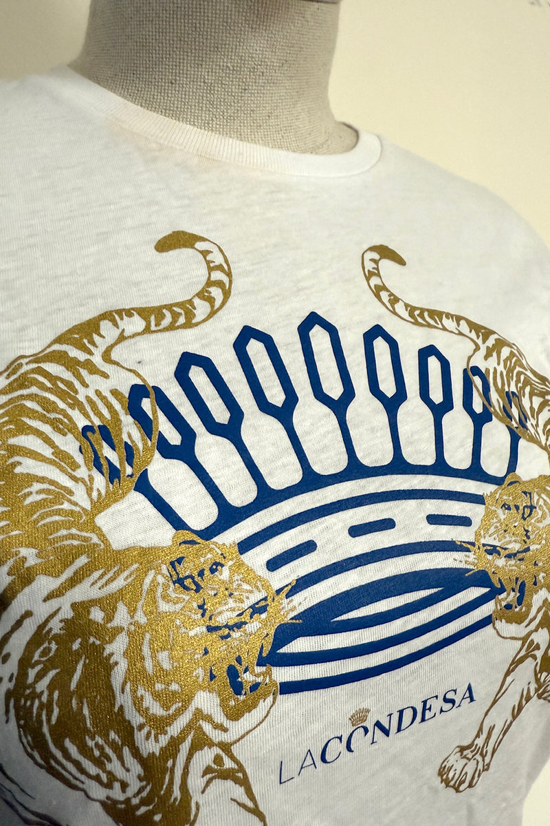 CAMISETA TIGRES BLANCO