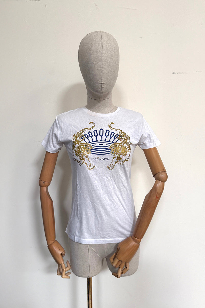 CAMISETA TIGRES BLANCO