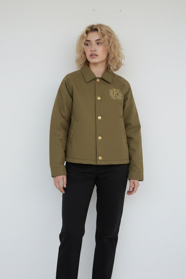 CHAQUETA VERDE STARS