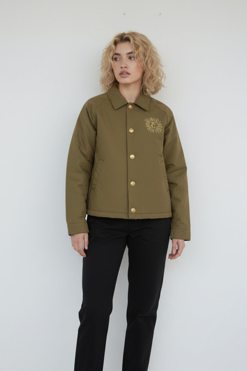 CHAQUETA VERDE STARS