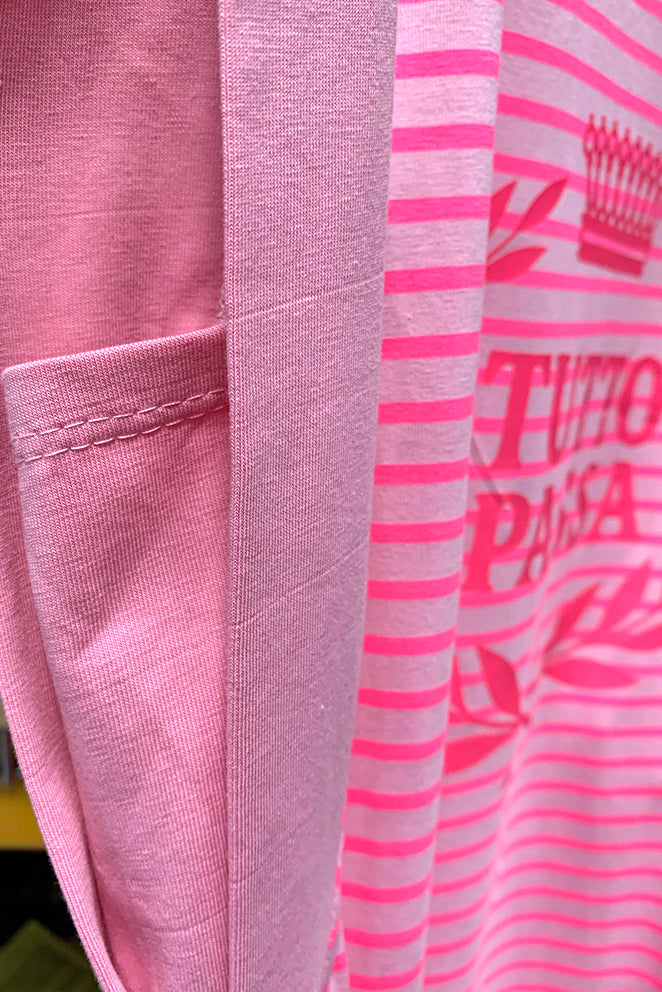 Vestido Rayas rosas Tutto Passa