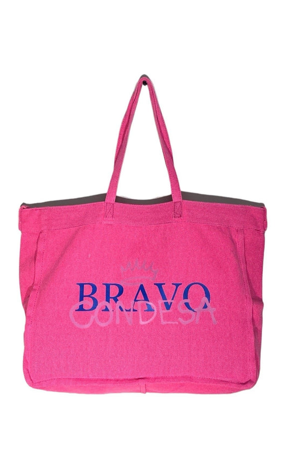 Bolso tote BRAVOCONDESA rosa fucsia