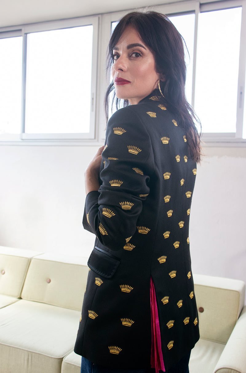 Chaqueta CORTÉS CORONAS negro y oro