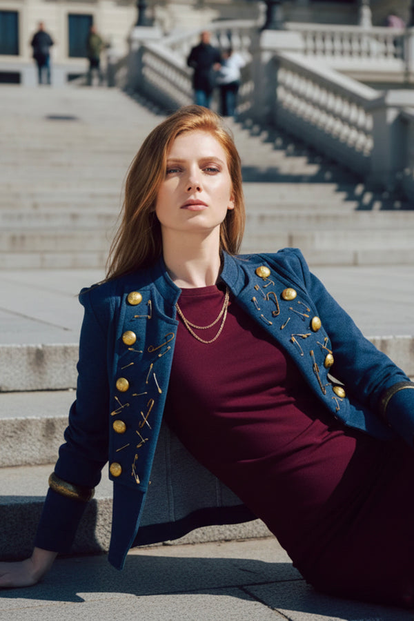 Chaqueta IMPERDIBLE Azul