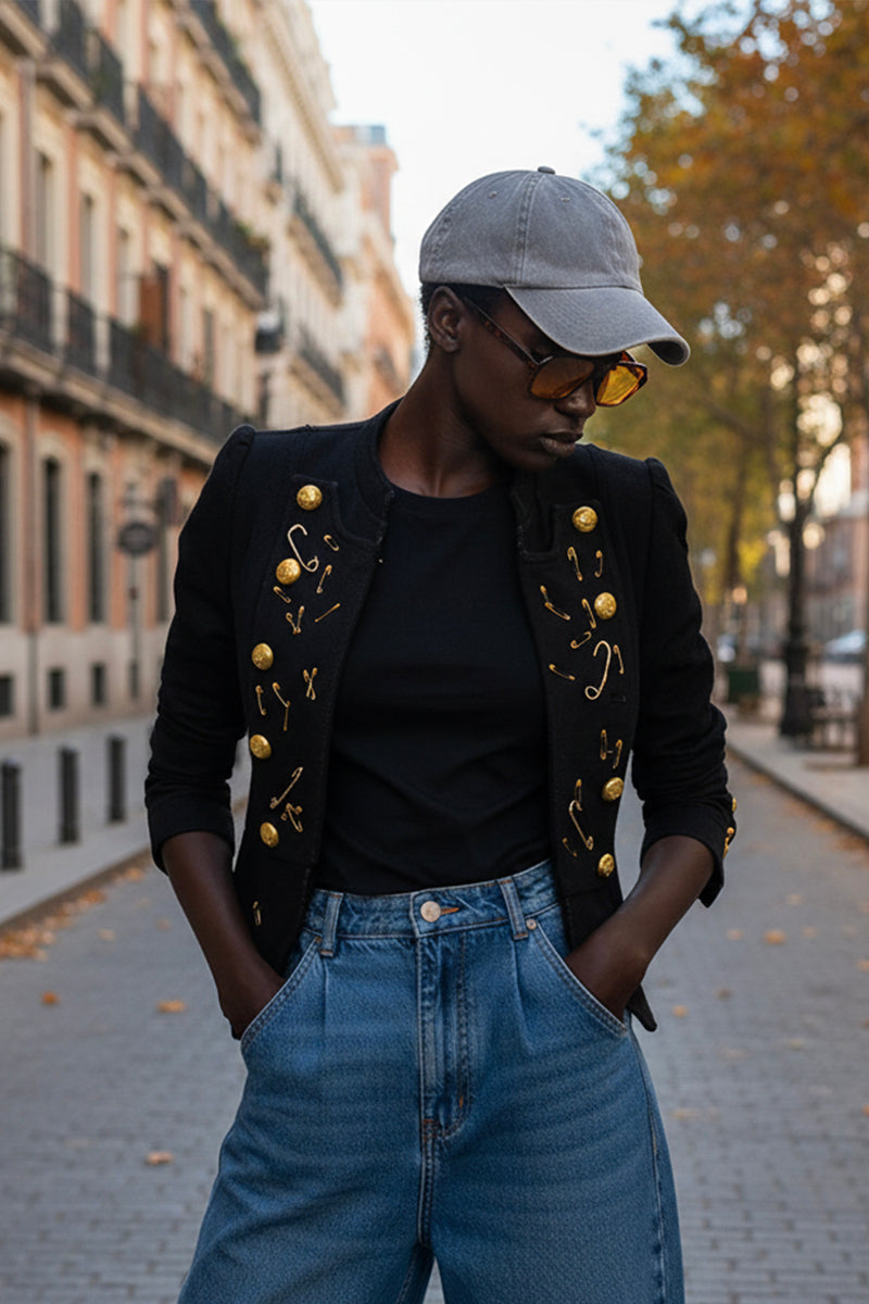 Chaqueta IMPERDIBLE negro