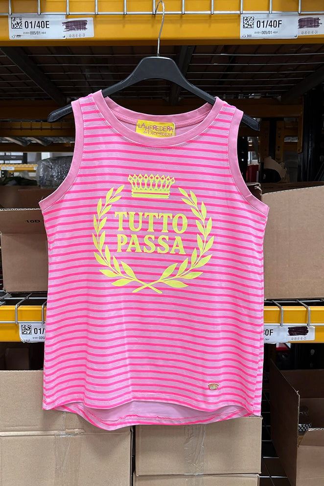 Camiseta Rayas rosas TUTTO PASSA
