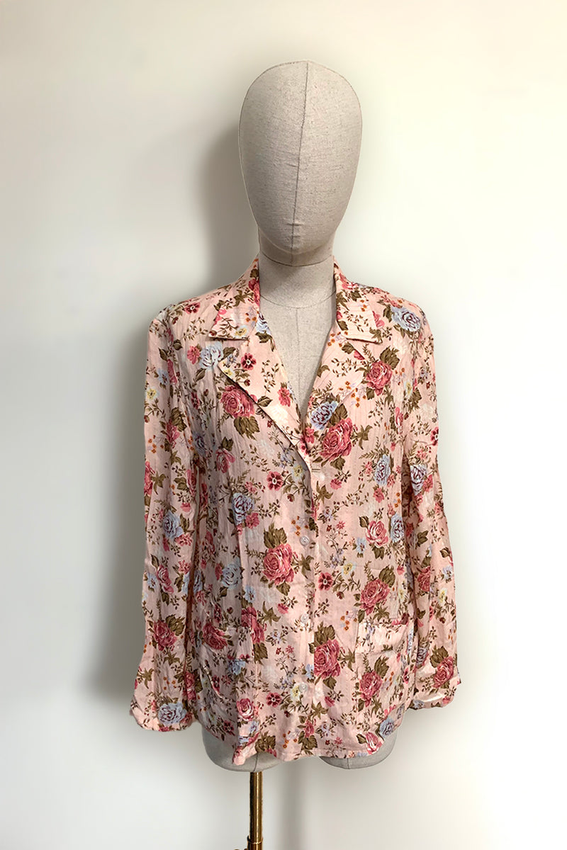 CAMISEA PIJAMA FLORES