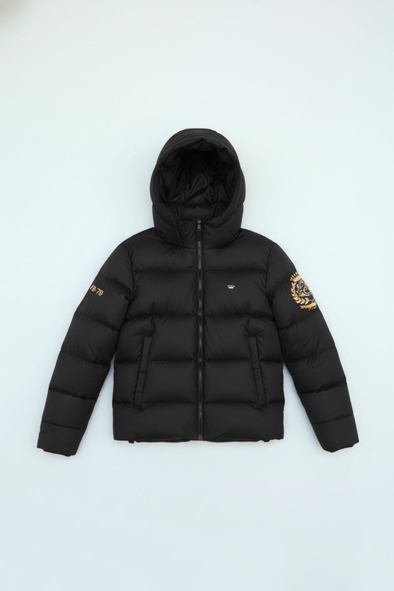 ABRIGO PLUMAS HEREDERA NEGRO