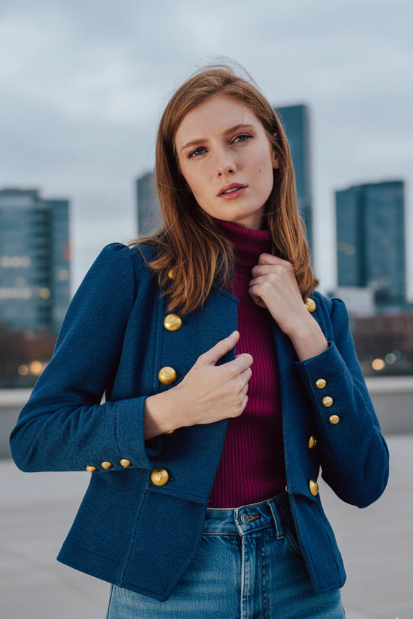 Chaqueta PRENDIDA azul