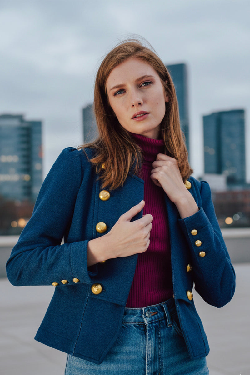 Chaqueta PRENDIDA azul