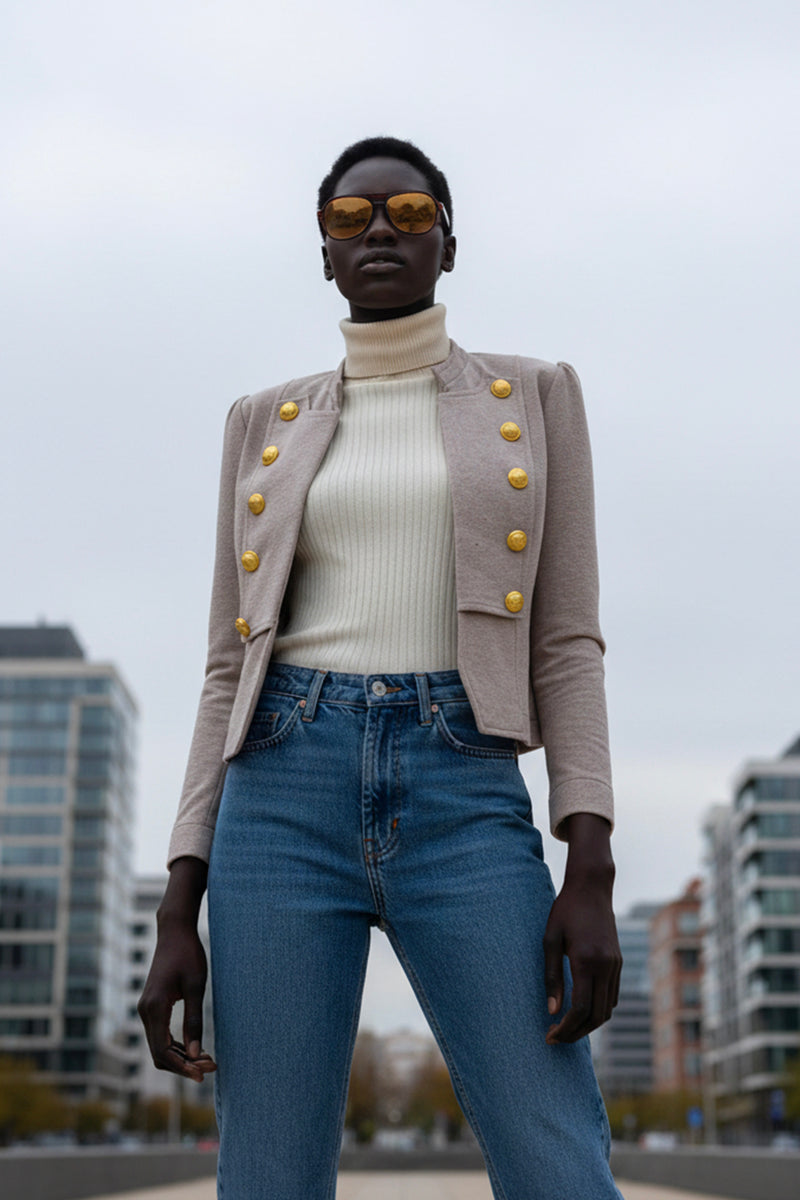 Chaqueta PRENDIDA beige