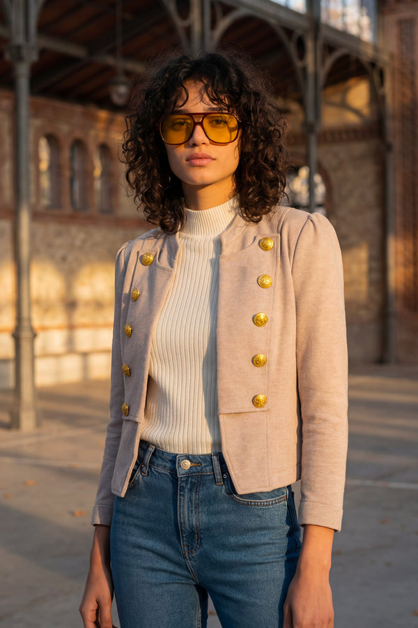 Chaqueta PRENDIDA beige