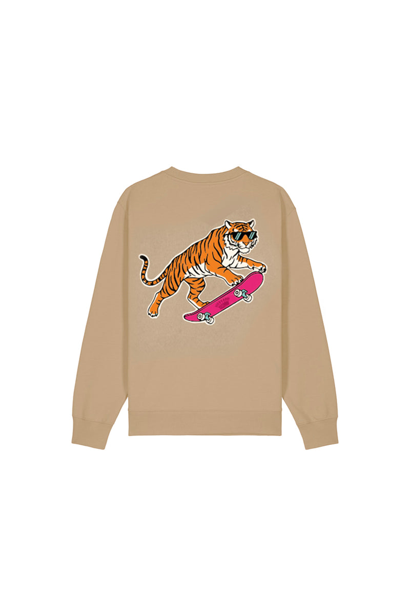 SUDADERA TIGRE CAMEL