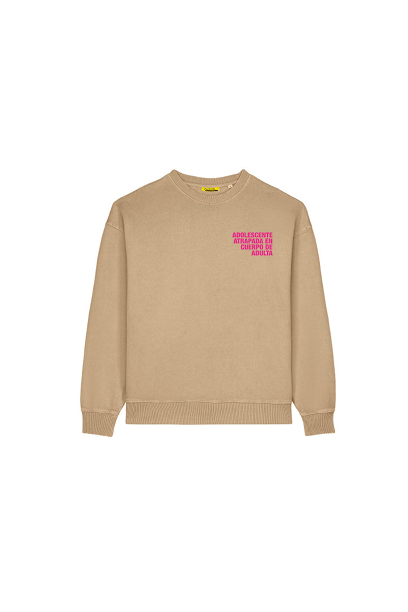 SUDADERA TIGRE CAMEL