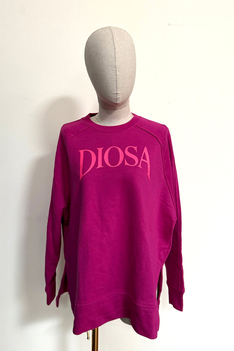 SUDADERA DIOSA FRAMBUESA
