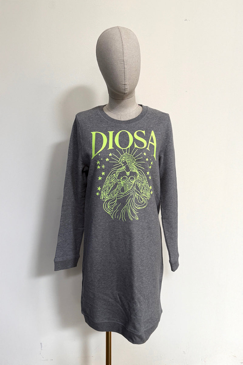 VESTIDO SUDADERA DIOSA GRIS