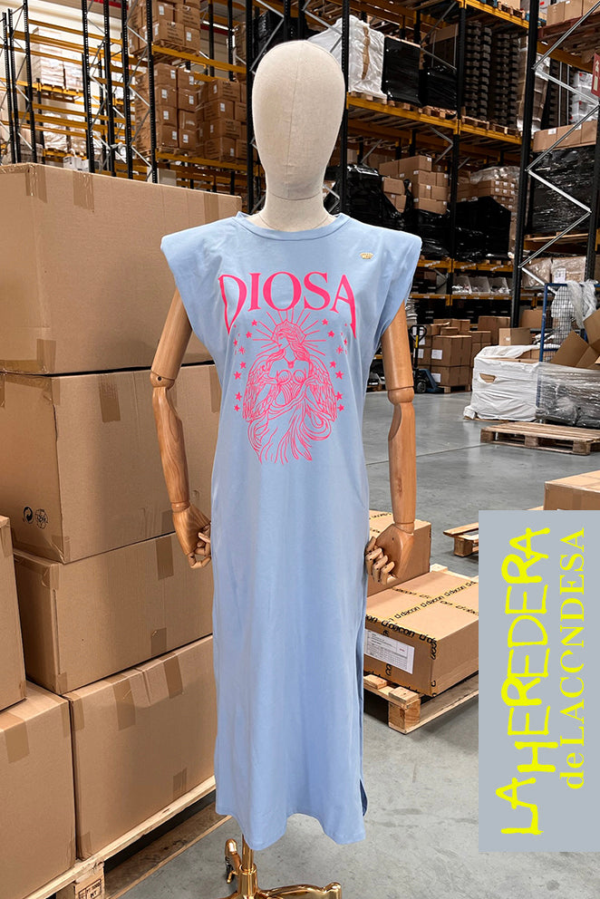 Vestido Azul largo DIOSA
