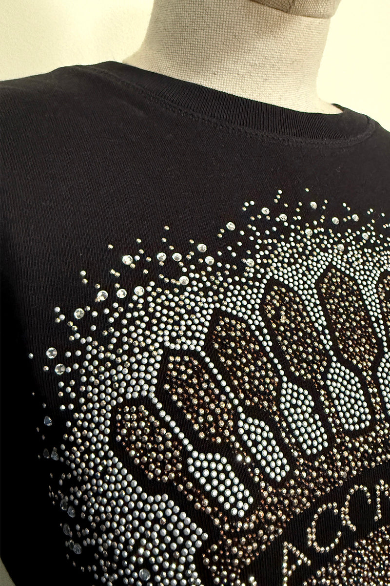 VESTIDO SUDADERA SELLO STRASS