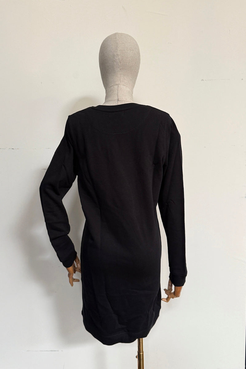 VESTIDO SUDADERA SELLO STRASS