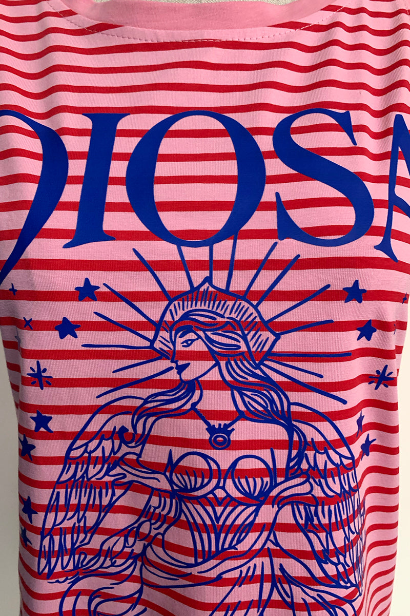 CAMISETA DIOSA RAYAS TARA