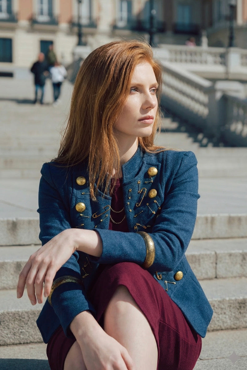 Chaqueta IMPERDIBLE Azul