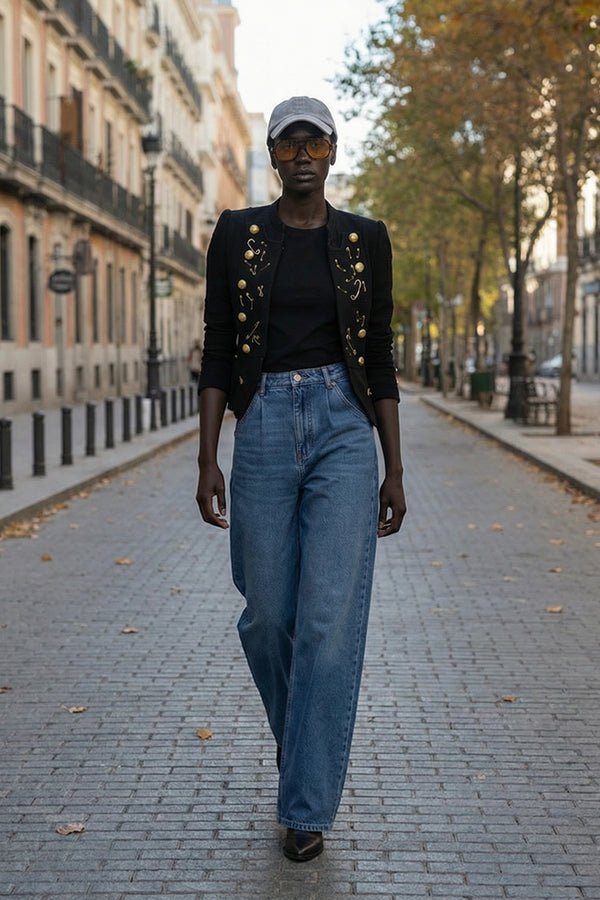 Chaqueta IMPERDIBLE negro