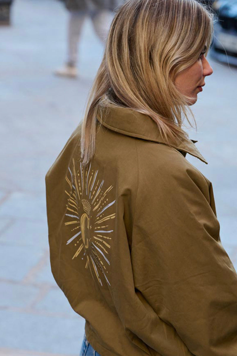 CHAQUETA VERDE STARS