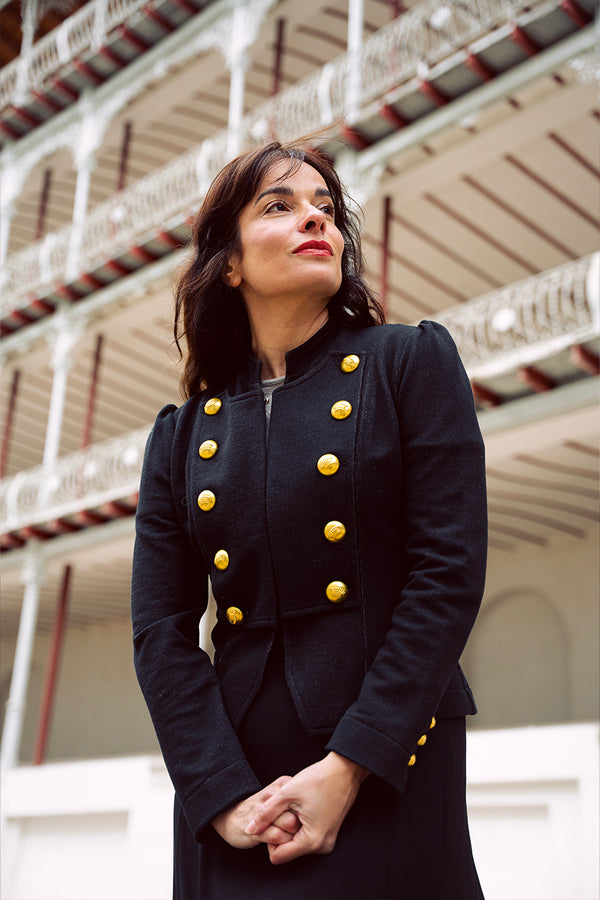 Chaqueta PRENDIDA negra