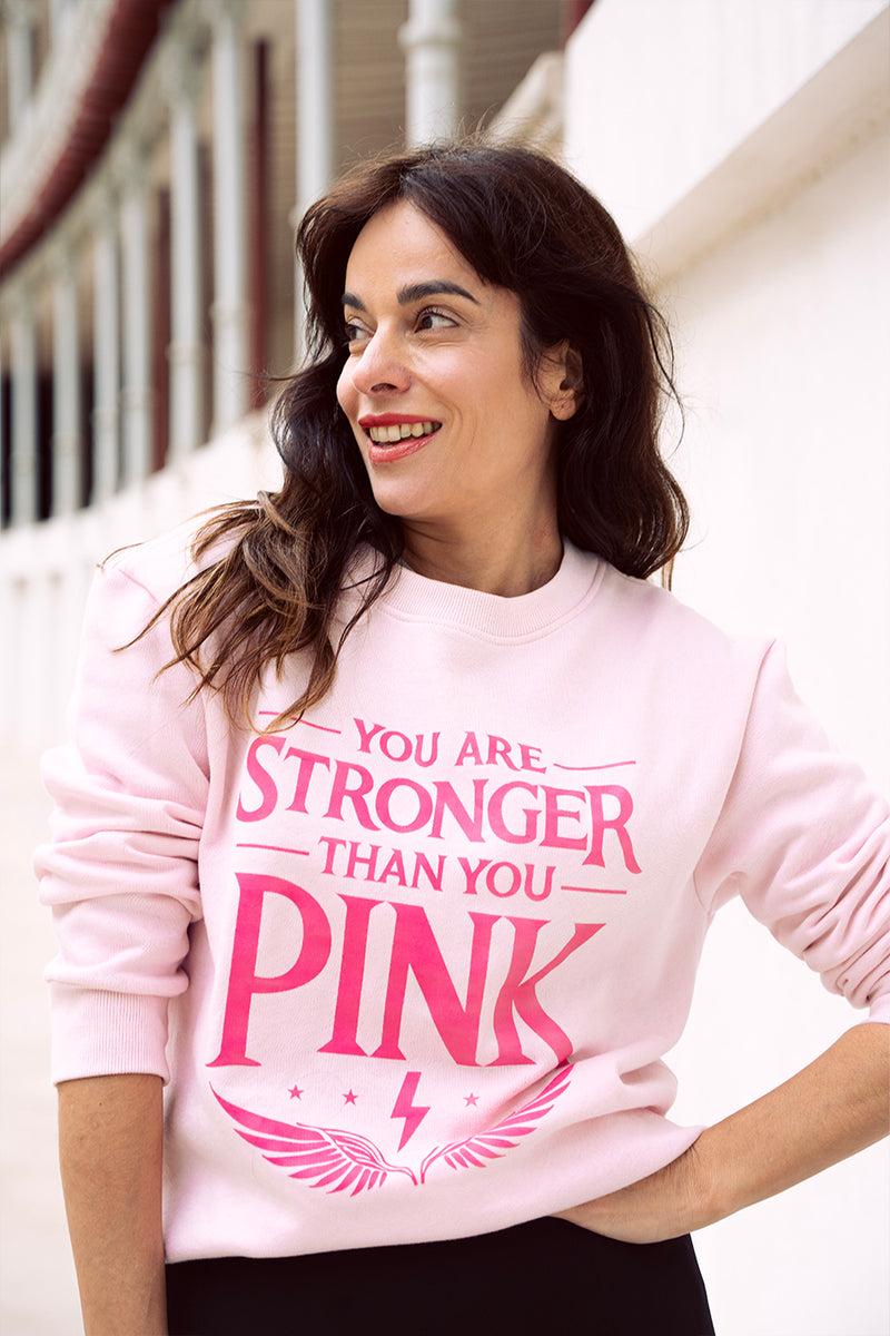 SUDADERA STRONGER PINK