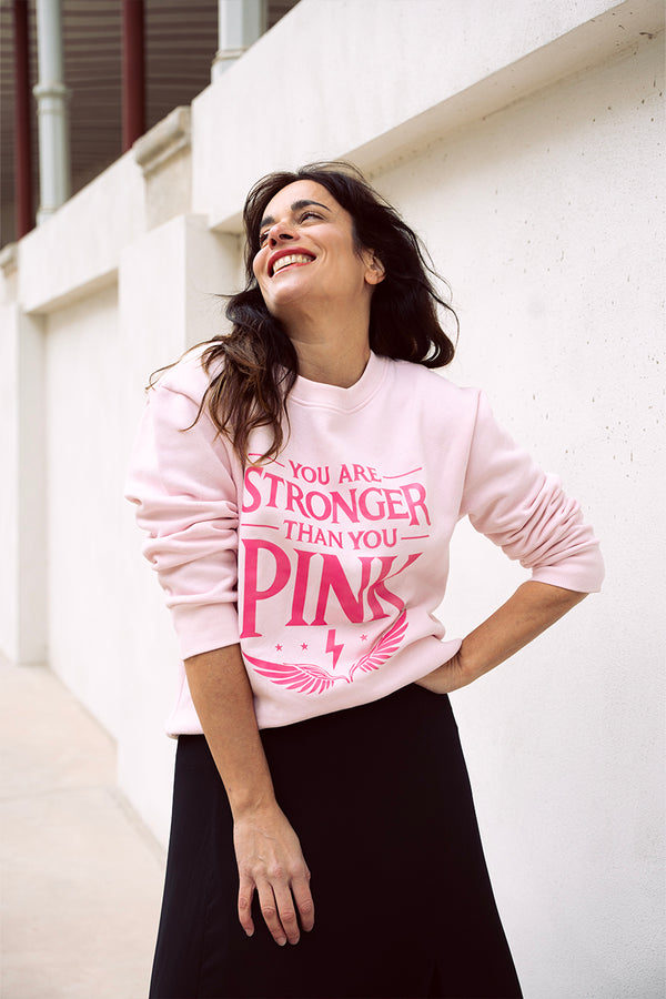SUDADERA STRONGER PINK