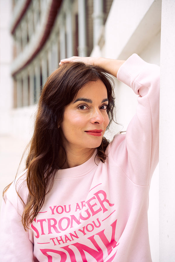 SUDADERA STRONGER PINK
