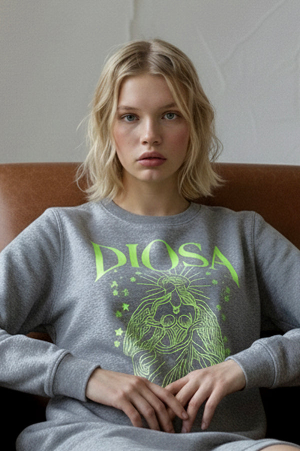 VESTIDO SUDADERA DIOSA GRIS