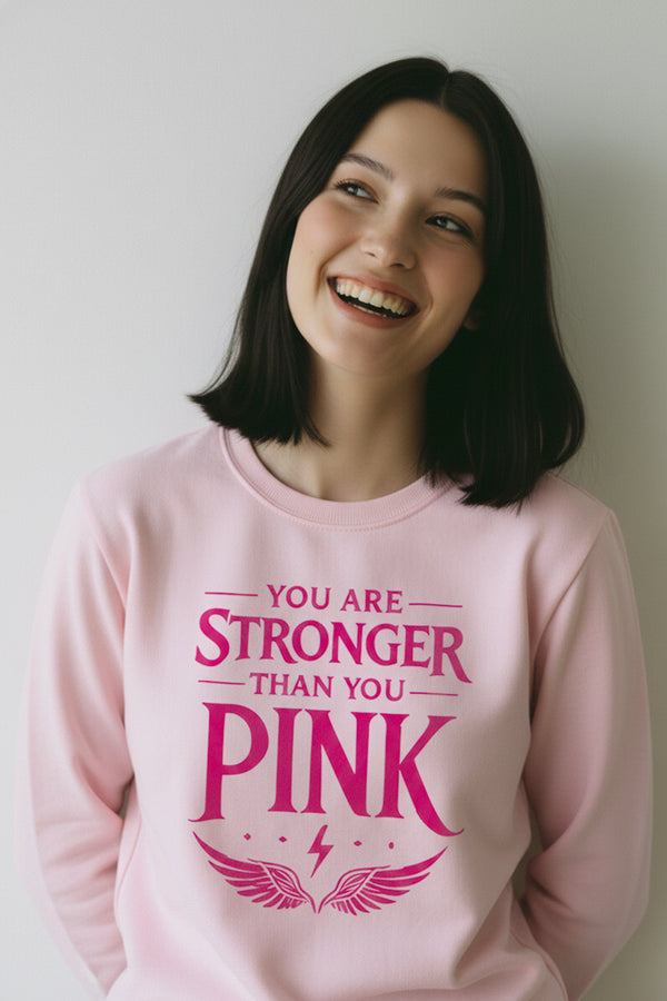 SUDADERA STRONGER PINK