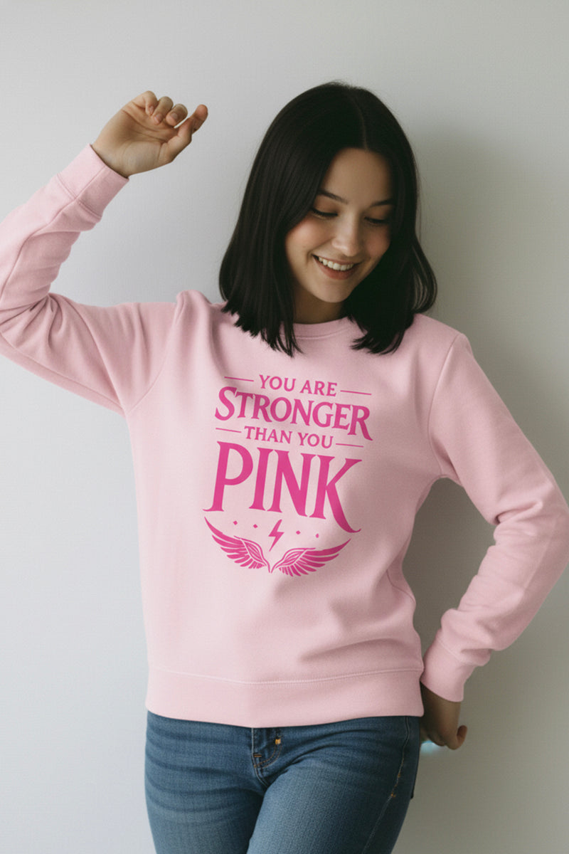 SUDADERA STRONGER PINK
