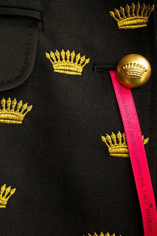 Chaqueta CORTÉS CORONAS negro y oro